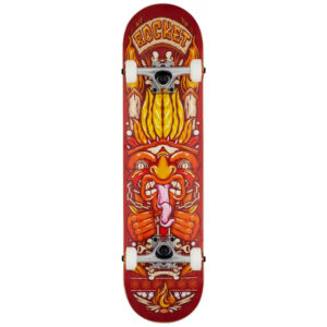 Rocket Complete Skateboard Chief Pile-up Red