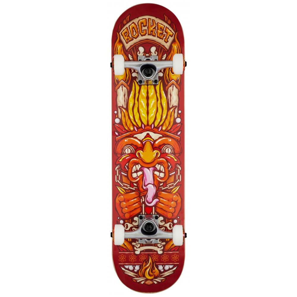 Rocket Complete Skateboard Chief Pile-up Red
